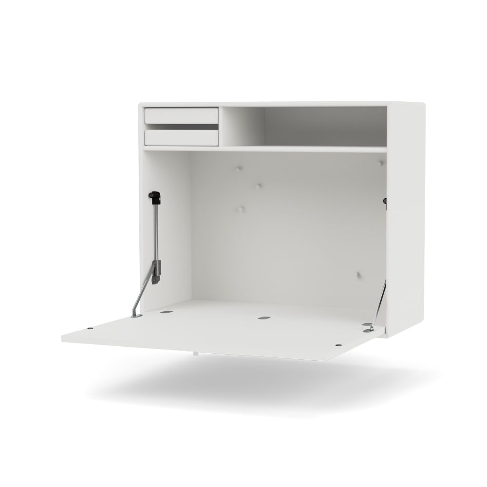 Montana STUDIO desk, wall hung White 01