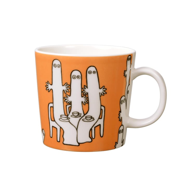 Hattifattener Moomin mug - orange - Moomin Arabia