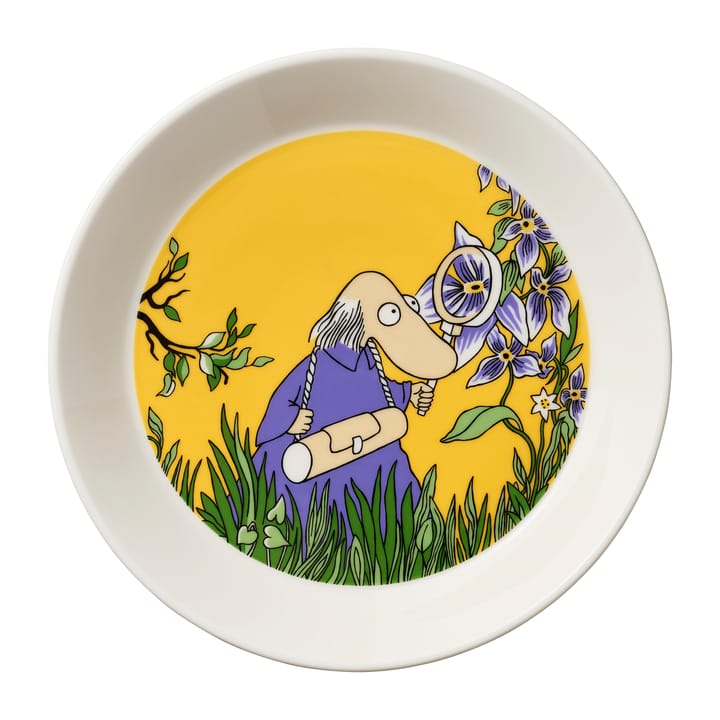 Hemulen Moomin plate Ø19 cm - Yellow - Moomin Arabia