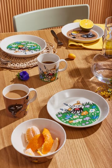 Little My and meadow Moomin plate - White-multi - Moomin Arabia