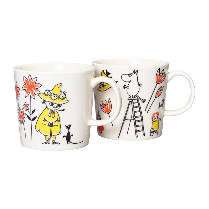 Moomin Arabia x Red Cross Moomin mug ABC Mix 2-pack - 30 cl - Moomin Arabia