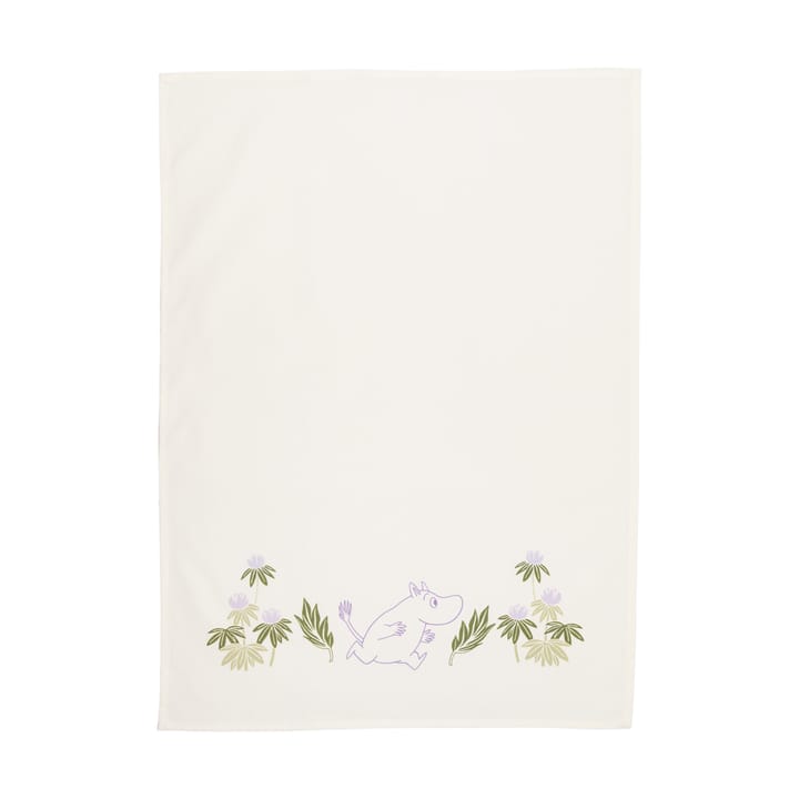 Moomin kitchen towel 50x70 cm 2 pieces, Purple-off-white Moomin Arabia