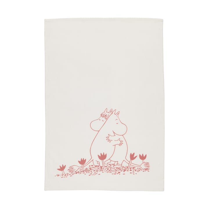 Moomin kitchen towel 50x70 cm - Love white - Moomin Arabia