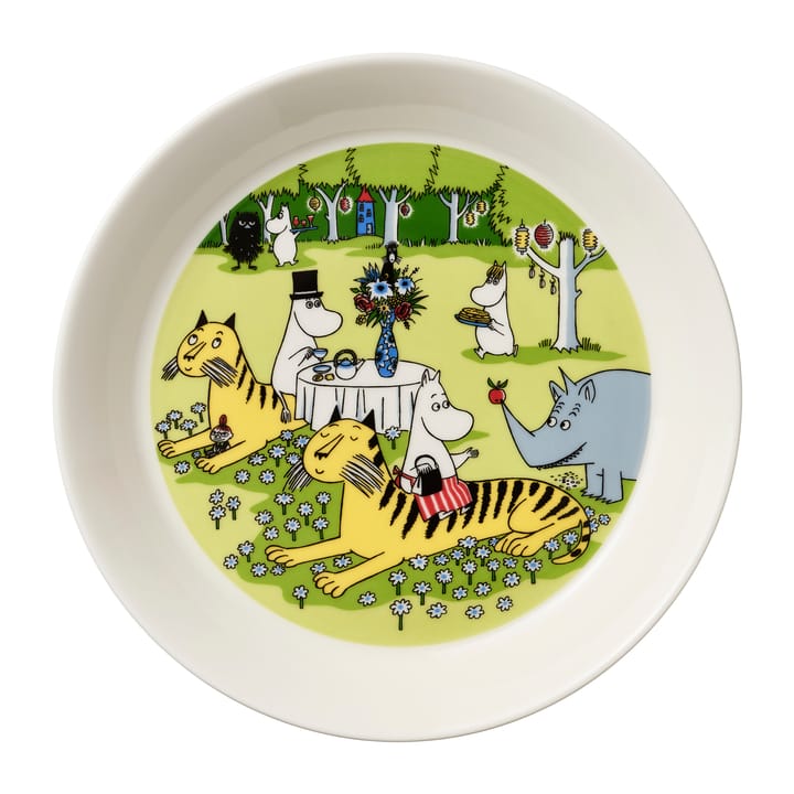 Moomin plate 2023 Garden party, Ø19 cm Moomin Arabia