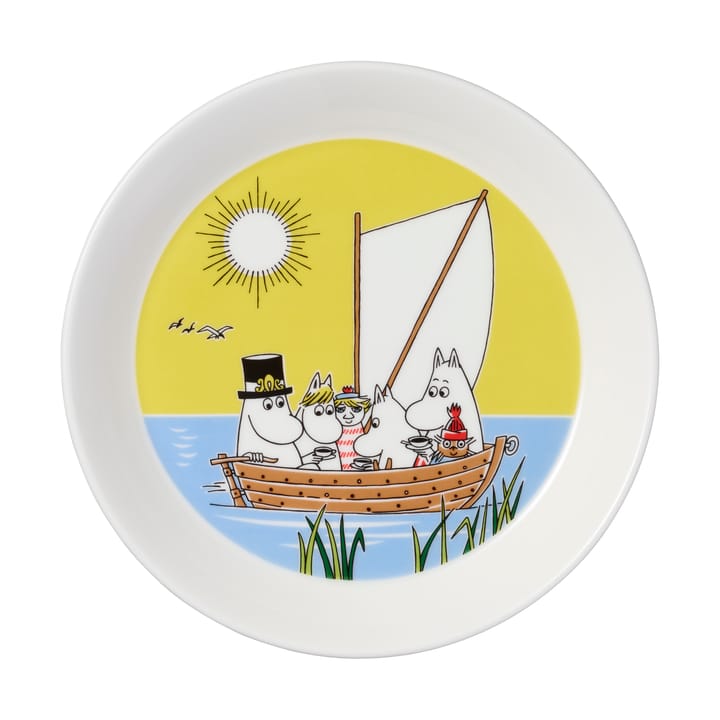 Moomin plate Bonfire & Sailing 2 parts, 19 cm Moomin Arabia