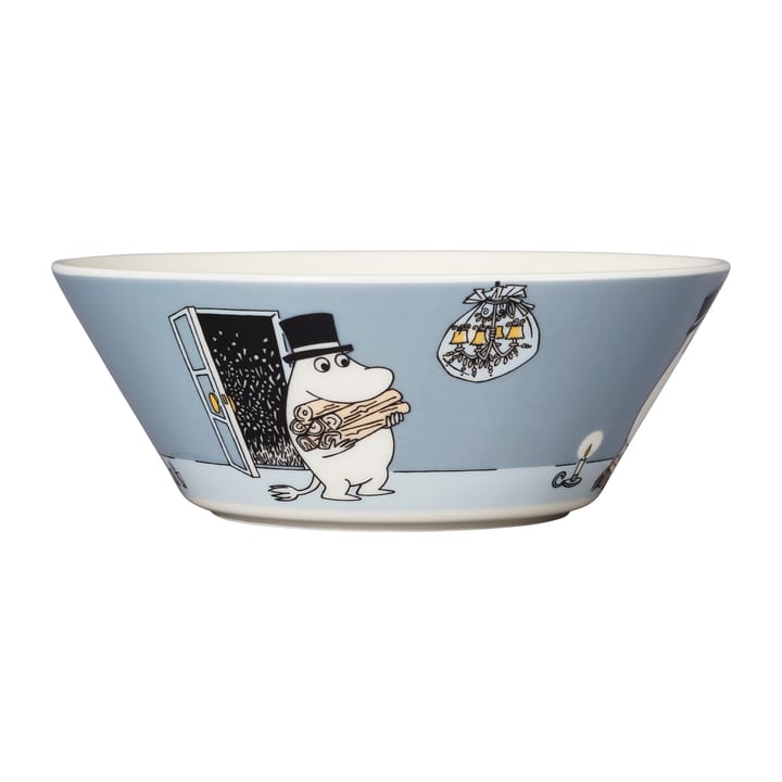 Moominpappa bowl Ø15 cm - Grey - Moomin Arabia