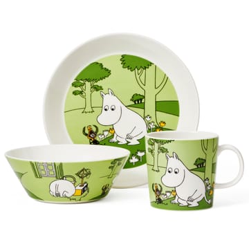 Moomintroll Moomin bowl - Grass green - Moomin Arabia