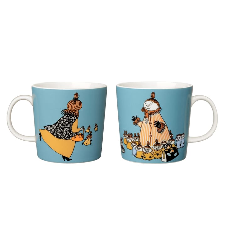 Mymble's mother Moomin mug, turquoise Moomin Arabia