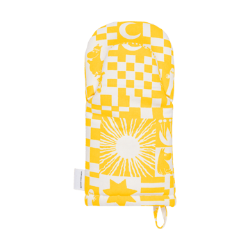 Party Moomin oven mitt 15x34 cm - Yellow - Moomin Arabia