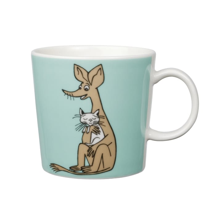 Sniff Moomin mug, turquoise Moomin Arabia