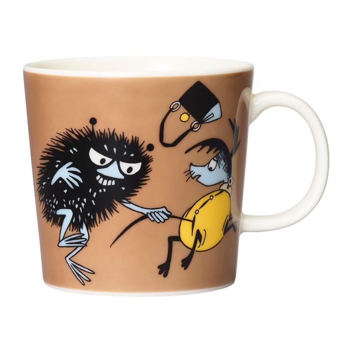 Stinky in action Moomin mug - Brown - Moomin Arabia