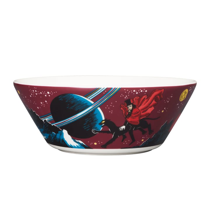 The Hobgoblin Moomin bowl, purple Moomin Arabia