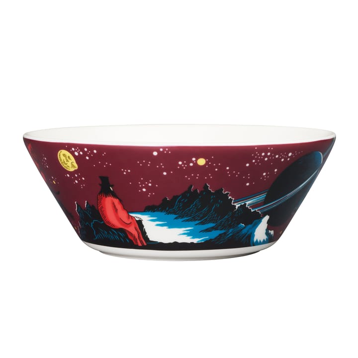 The Hobgoblin Moomin bowl, purple Moomin Arabia