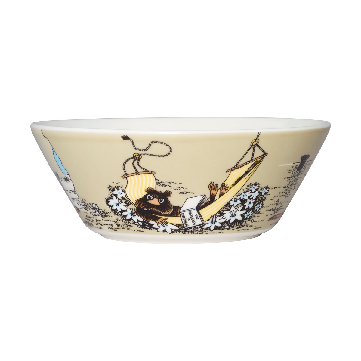 Moomin Arabia The Muskrat Moomin bowl Ø15 cm Beige | Scandinavian Design | Breakfast bowls | Beige