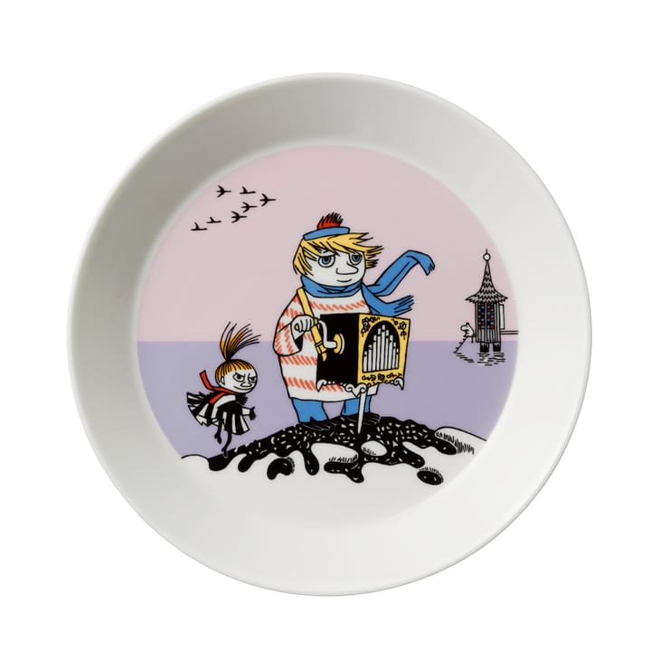 Too-ticky plate, purple Moomin Arabia