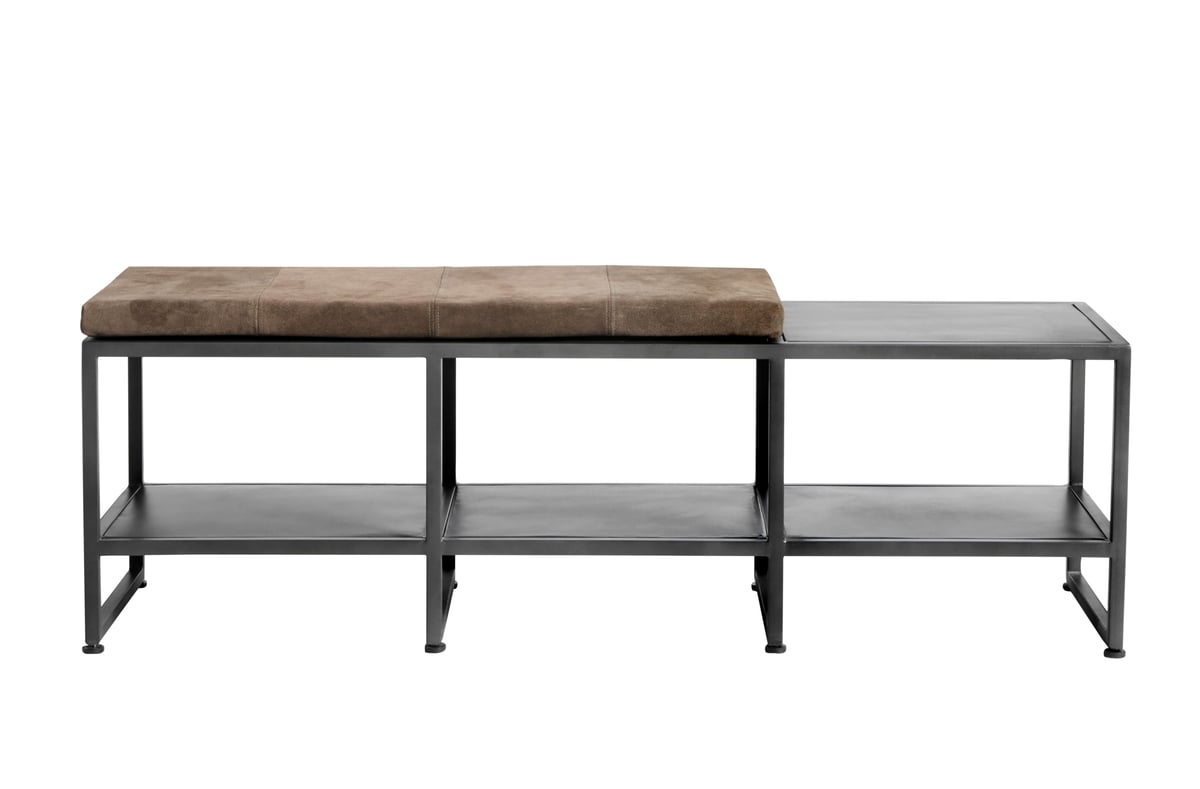 MUUBS Bench Bronx L 135 cm Black