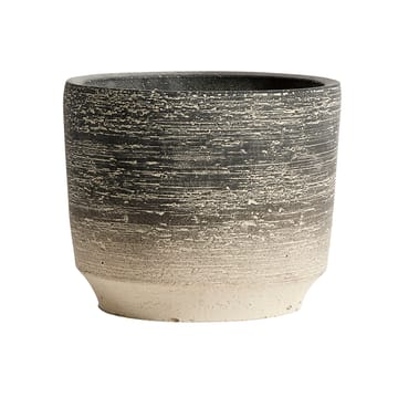 Kanji flower pot Ø 15 cm - Grey - MUUBS