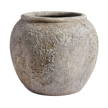 Luna flower pot h25 cm Ø29 cm - Grey - MUUBS