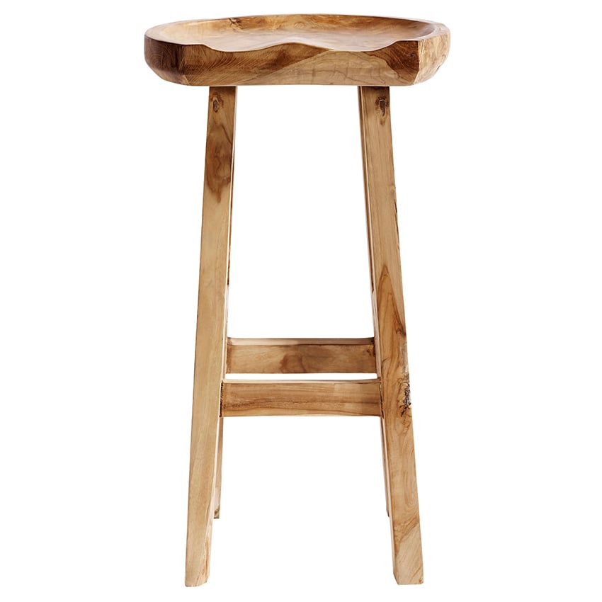 MUUBS Oval barstool Natural