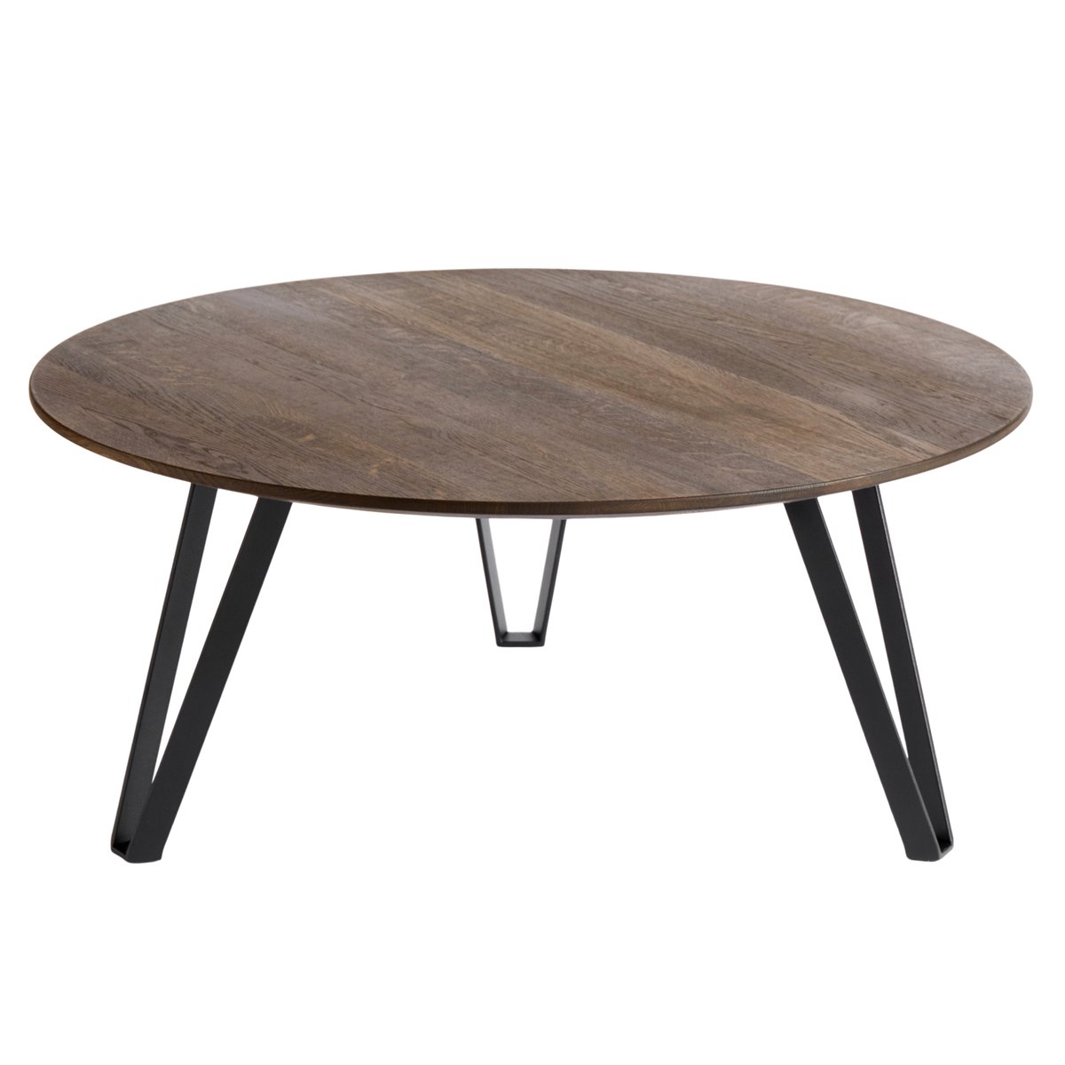 MUUBS Space coffee table Ø90 cm Smoked oak