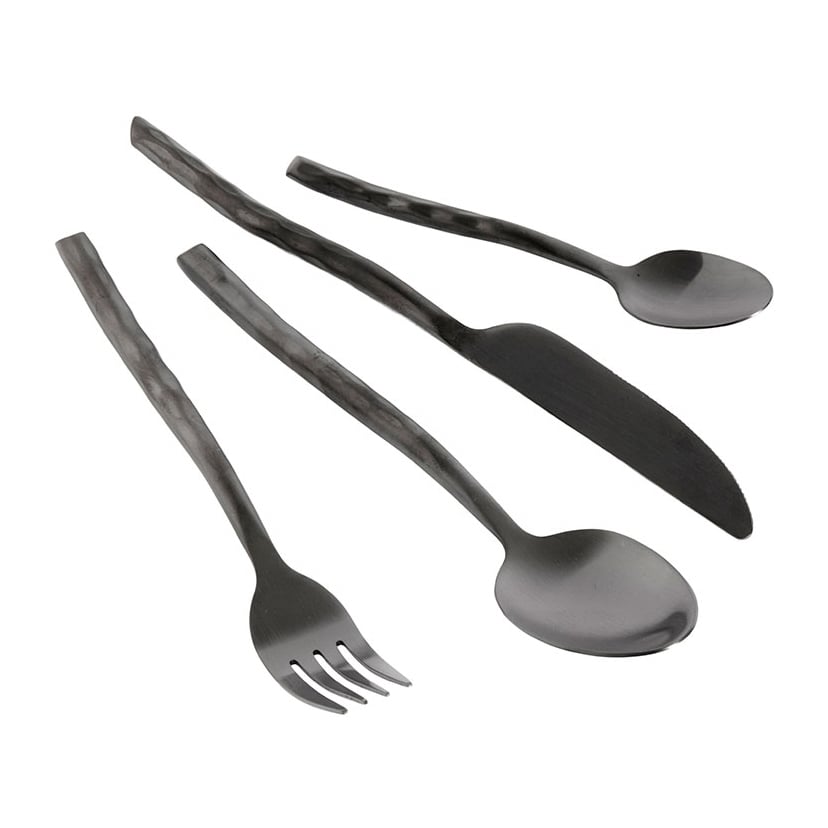 MUUBS Uta cutlery 16 pieces Matt black