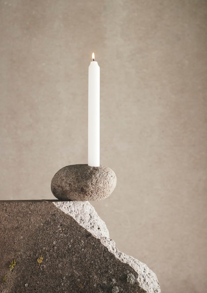 Valley candle sticks 6 cm, Natural stone MUUBS