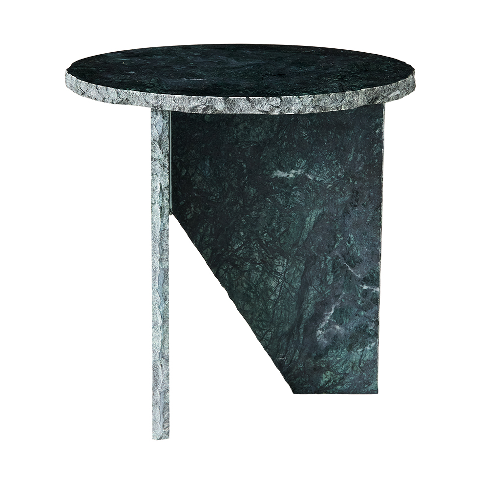 MUUBS Verde side table Ø40 cm Green marble