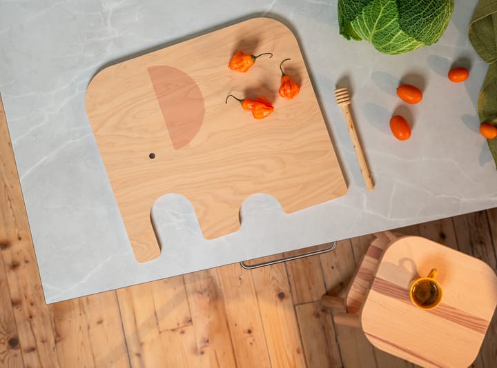 Elephant Chop & Serve cutting board L - Yellow - Muurla