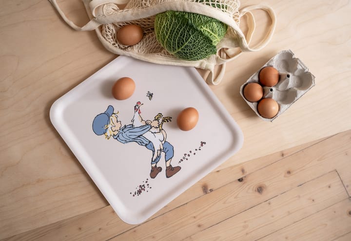 Emil tray 33x33 cm - Cluck Cluck - Muurla