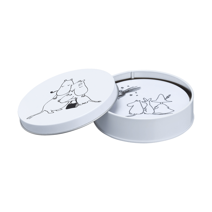 Moomin 80 Coasters Ø11 cm 4-pack, Multi Muurla