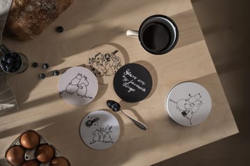 Moomin 80 Coasters Ø11 cm 4-pack - Multi - Muurla