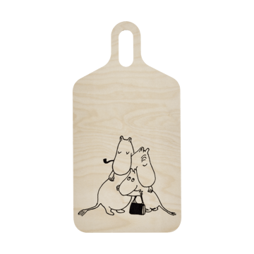 Moomin 80 cutting board 23x44 cm - White - Muurla