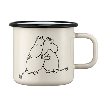 Moomin 80 enamel mug 37 cl - White - Muurla