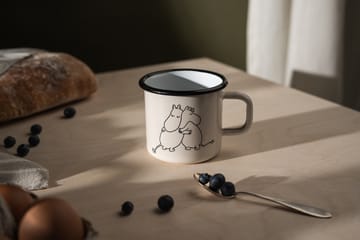 Moomin 80 enamel mug 37 cl - White - Muurla