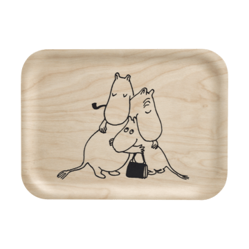 Moomin 80 tray 20x27 cm - Birch - Muurla