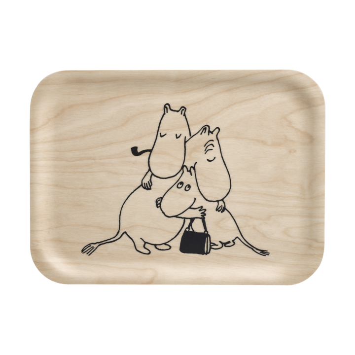 Moomin 80 tray 20x27 cm, Birch Muurla