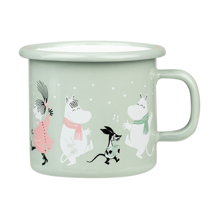 Moomin enamel mug 25 cl - Festive spirits - Muurla