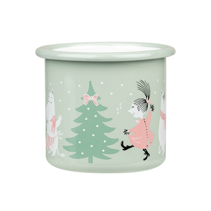 Moomin enamel mug 25 cl - Festive spirits - Muurla