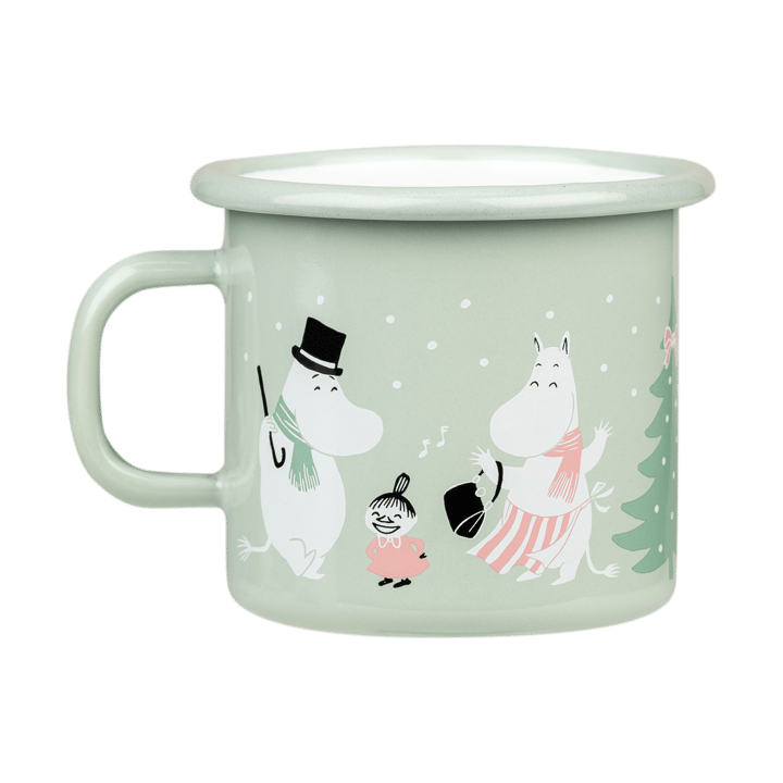 Moomin enamel mug 25 cl - Festive spirits - Muurla