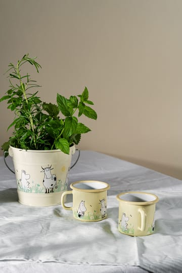 Moomin enamel mug 25 cl - Meadow - Muurla