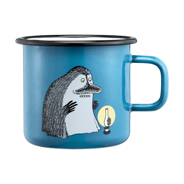 Moomin enamel mug 550 ml - The Groke - Muurla