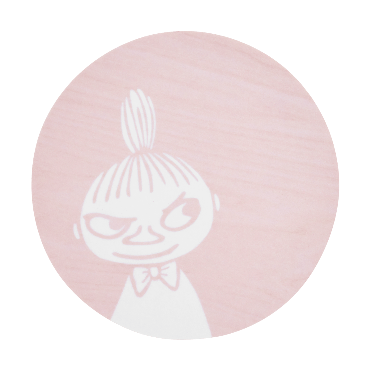 Muurla Moomin glass coaster Ø10 cm Little My | Scandinavian Design | Coasters | Pink