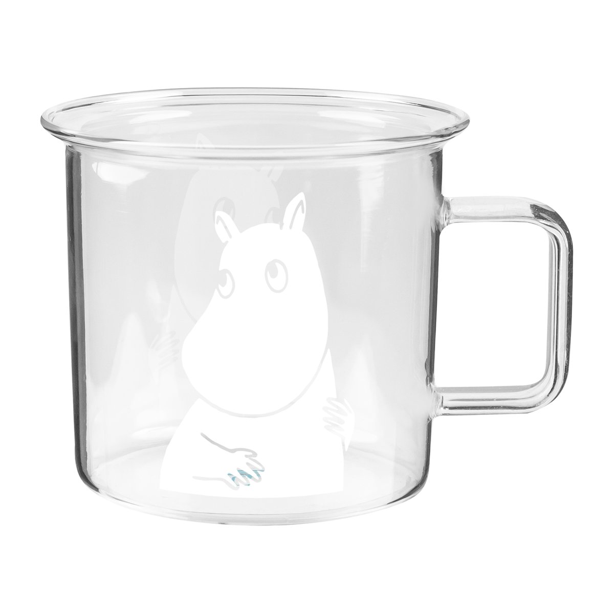 Muurla Moomin glass mug clear 35 cl Moomin | Scandinavian Design | Coffee cups | Transparent