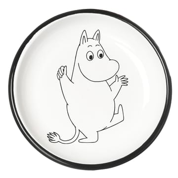 Moomin retro enamel plate 18 cm - moomin - Muurla