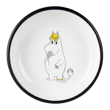 Moomin retro enamel plate 18 cm - Snorkmaiden - Muurla