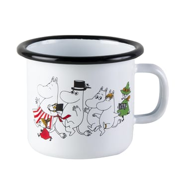 Moomin valley enamel mug - 2.5 dl - Muurla