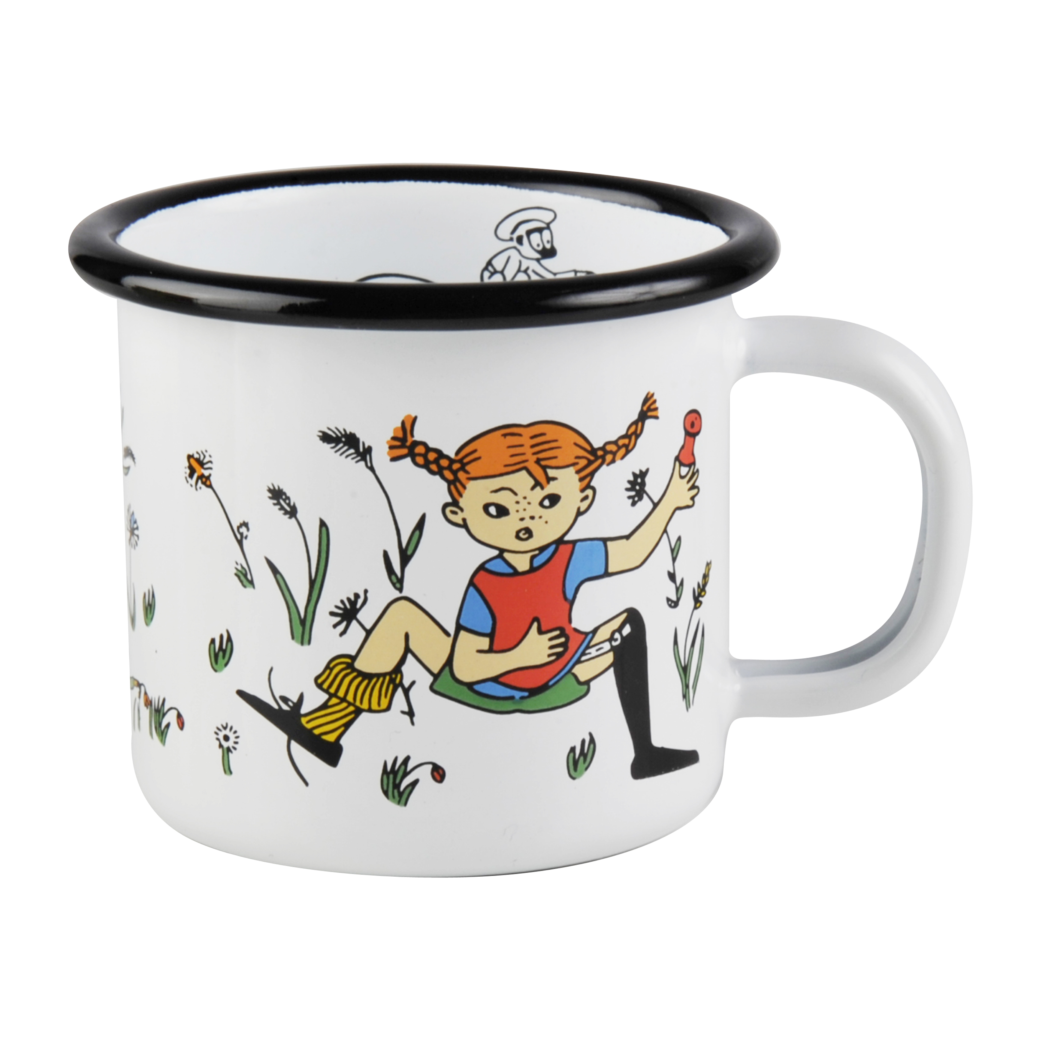 Muurla Pippi Longstocking Cup of Coffee Enamel Bowl 6 dl, New