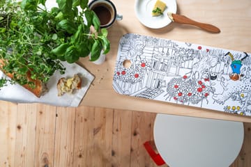 Pippi Chop & Serve cutting board 18x44 cm - The Way Home - Muurla