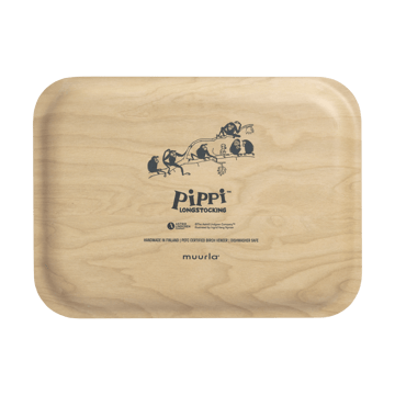 Pippi tray 20x27 cm - Herr Nilsson - Muurla