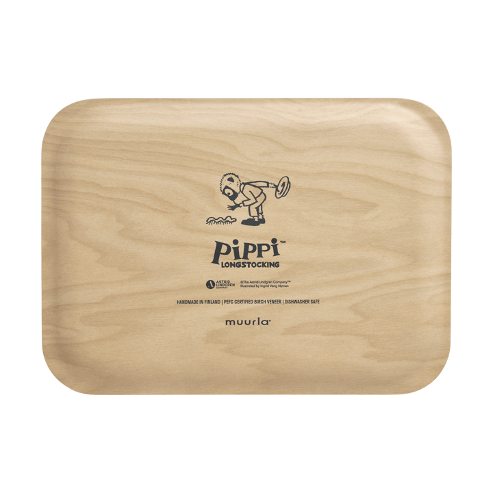 Pippi tray 20x27 cm, The Strongest Girl Muurla